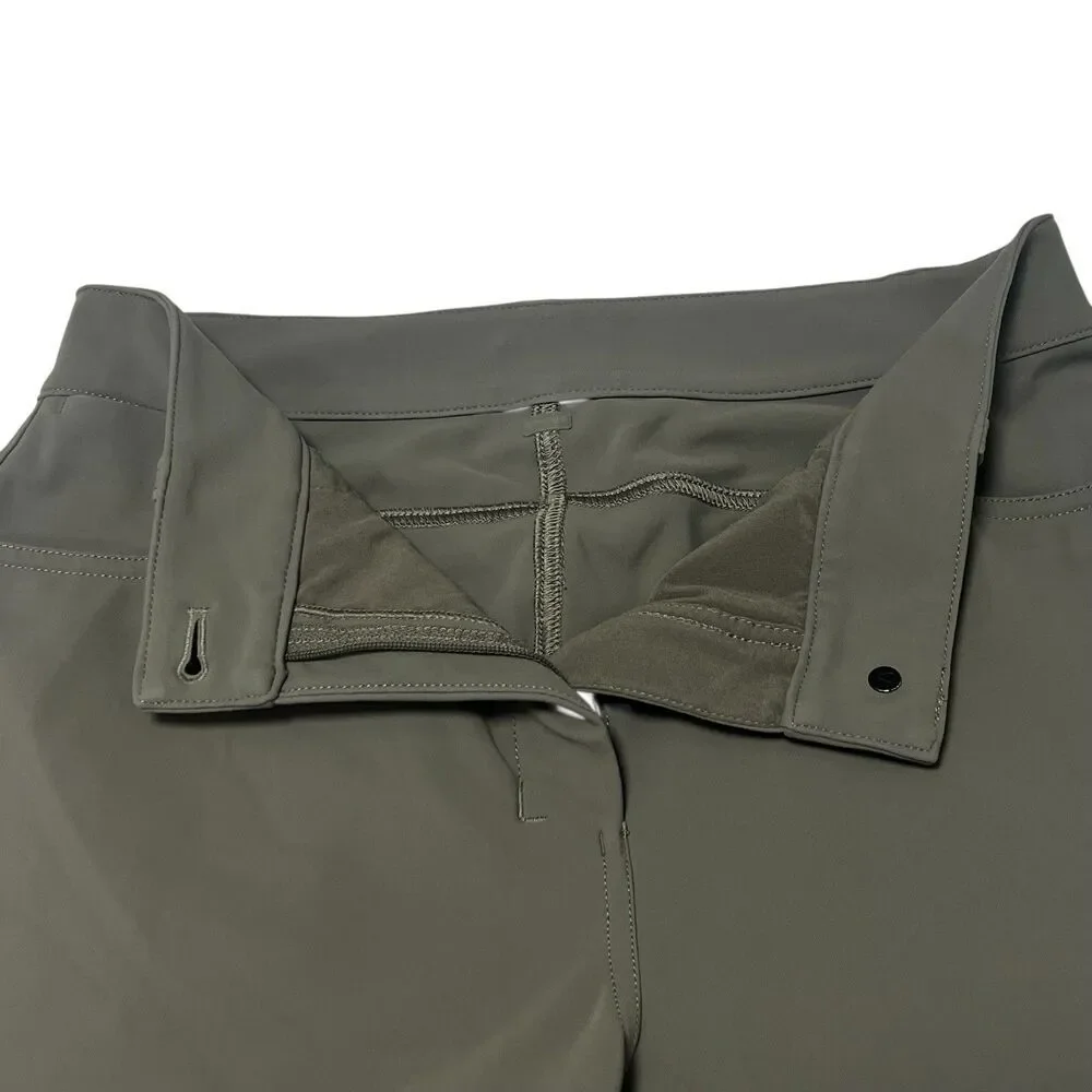 Lululemon City Sleek Slim-Fit 5 Pocket High-Rise Pant Full Length Grey Sage 28
